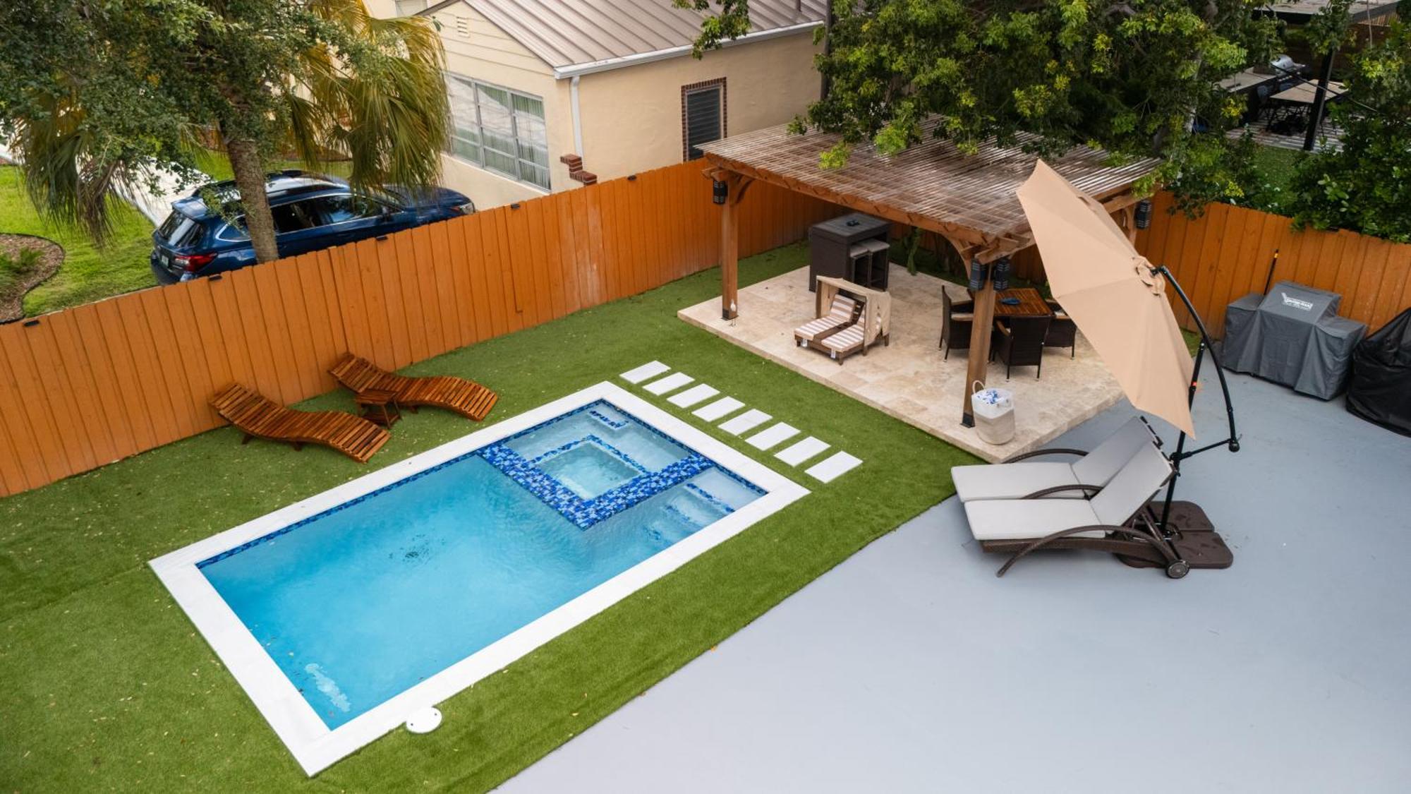 הוילה מיאמי Luxury Retreat 3B ,2Ba Pool , Coral Gables Center מראה חיצוני תמונה